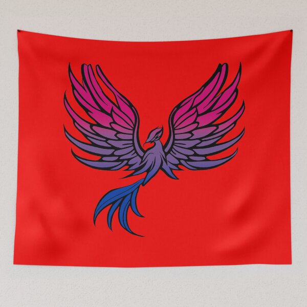 Item preview, Majestic Bisexual Pride Flag Phoenix, Bisexual Pride Design designed and sold by Travelslightly.
