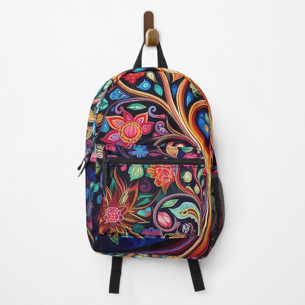 Item preview, Beautiful colourful tree artwork with swirls of colour and abstract design designed and sold by PrettyPinkSkies.