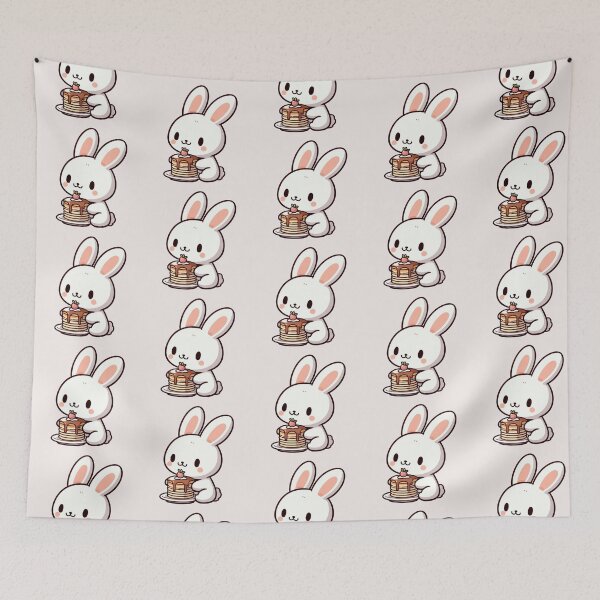 Item preview, Bunny Eating Pancake designed and sold by LemuellTrends.