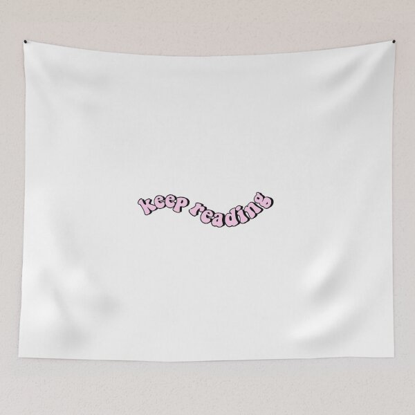 Item preview, Keep Reading (pink) designed and sold by Mysticartshop.