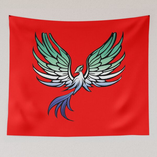 Item preview, Majestic Gay MLM Pride Flag Phoenix, MLM Pride Design designed and sold by Travelslightly.
