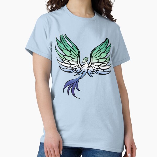 Artikel-Vorschau von Majestätische Gay MLM Pride Flag Phoenix, MLM Pride Design, designt und verkauft von Travelslightly.