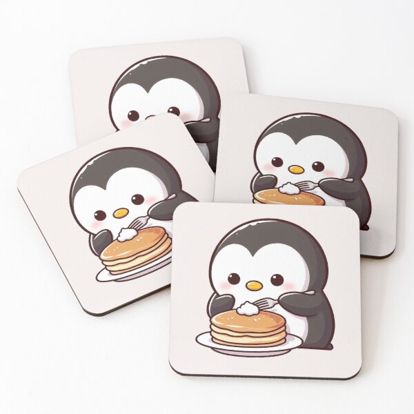 Item preview, Penguin Eating Pancake designed and sold by LemuellTrends.