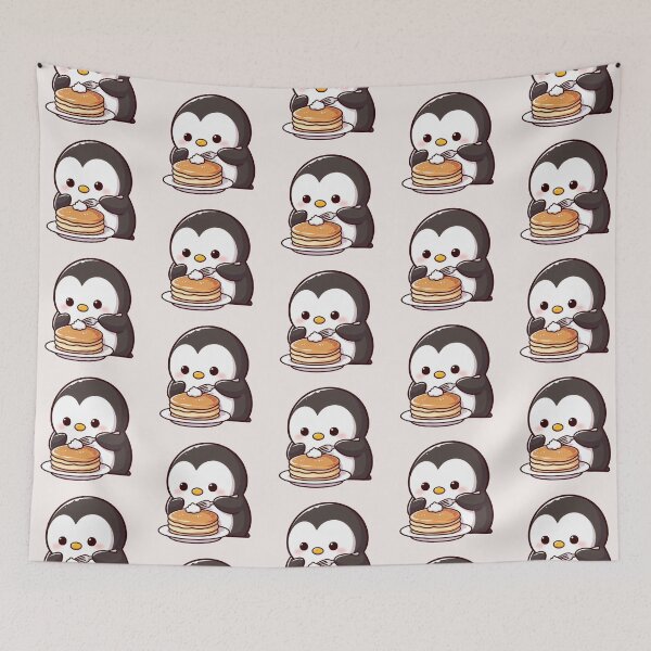 Item preview, Penguin Eating Pancake designed and sold by LemuellTrends.