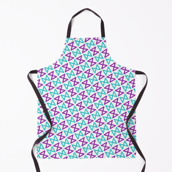 Item preview, Teal & Purple Triangle Figure Eight Enduring Blank Stencils designed and sold by Alchemy-A-La-G.