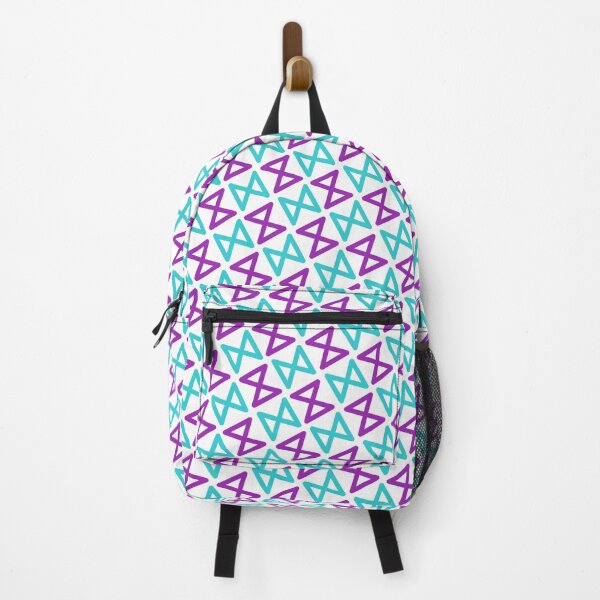 Item preview, Teal & Purple Triangle Figure Eight Enduring Blank Stencils designed and sold by Alchemy-A-La-G.