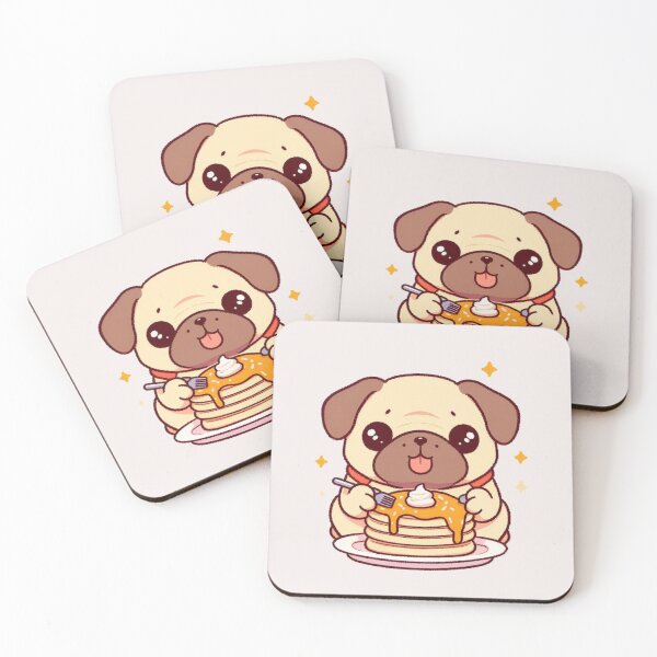 Item preview, Pug Eating Pancake designed and sold by LemuellTrends.