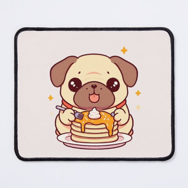 Item preview, Pug Eating Pancake designed and sold by LemuellTrends.