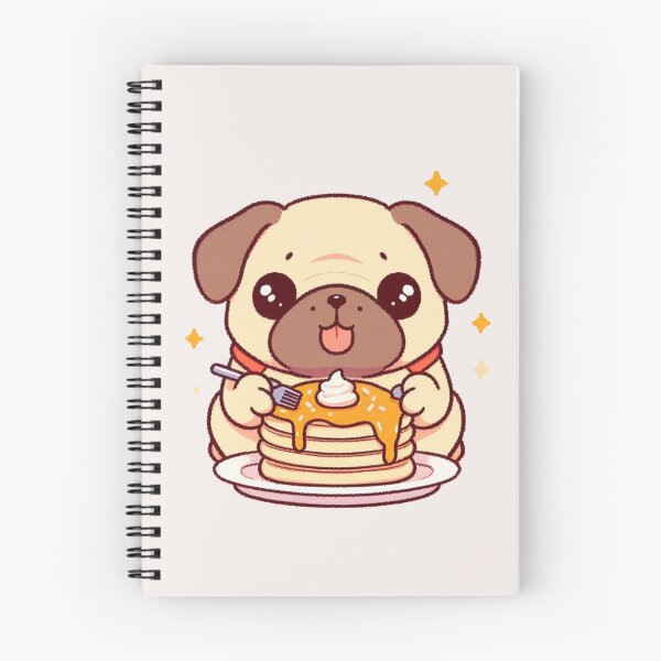 Item preview, Pug Eating Pancake designed and sold by LemuellTrends.