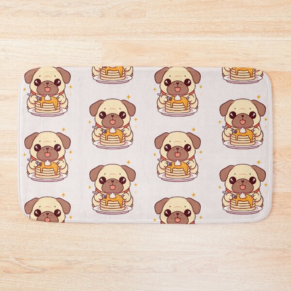 Item preview, Pug Eating Pancake designed and sold by LemuellTrends.