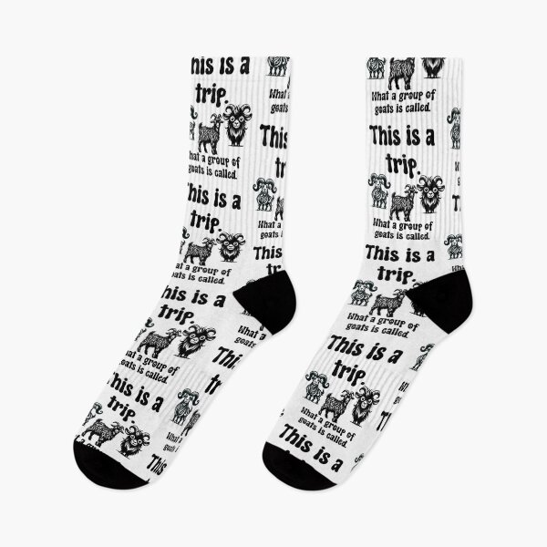 Item preview, This is a trip: Funny what a group of goats is called. designed and sold by JoyOfHopeStore.