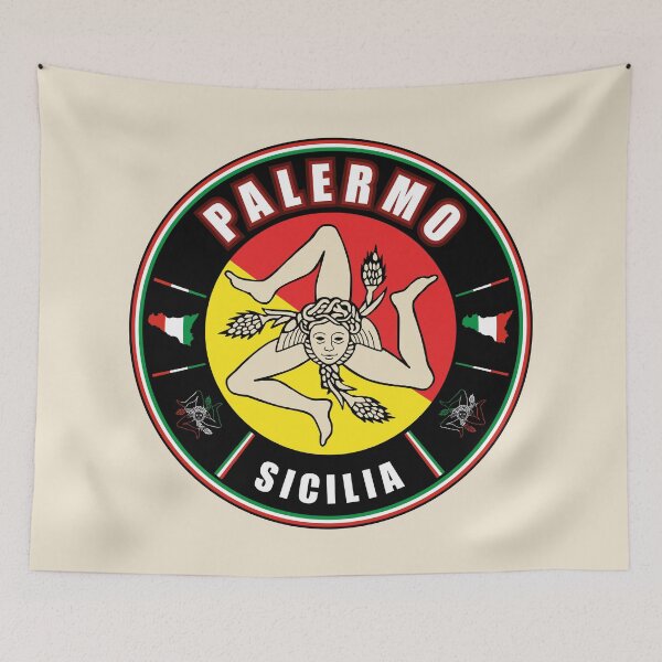 Item preview, Palermo Sicilia Italia bandiera flag designed and sold by studioss76.