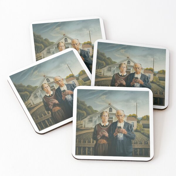 Item preview, American Gothic smart phone  by Grant Wood  designed and sold by TeeARTHY.
