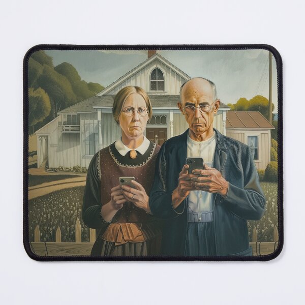 Item preview, American Gothic smart phone by Grant Wood designed and sold by TeeARTHY.