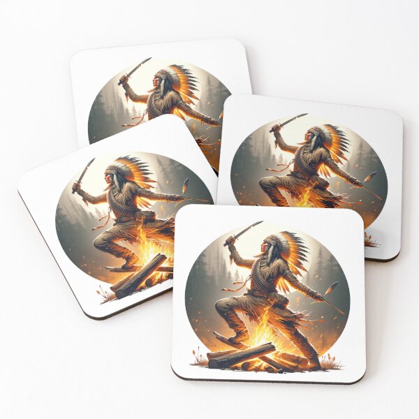 Item preview, Apocalyptic Survivors: Native American Warriors Design designed and sold by Barbaventuras.