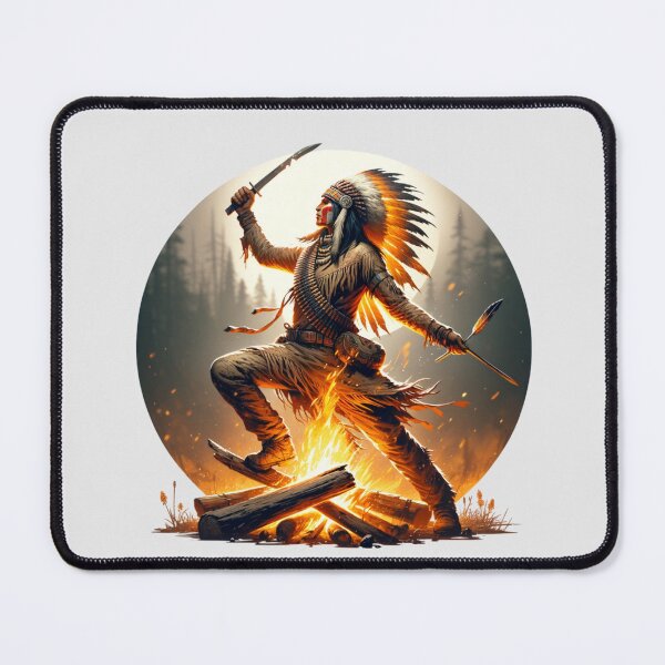 Item preview, Apocalyptic Survivors: Native American Warriors Design designed and sold by LATINOERRANTES.