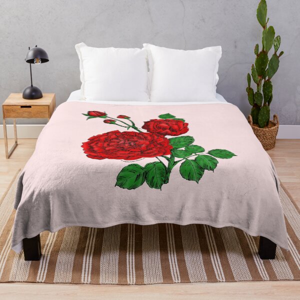 Item preview, Bright Red Quartered Rose Bloom Very Full 40+ Petals In 3+ Rows designed and sold by Rachael Taylor.