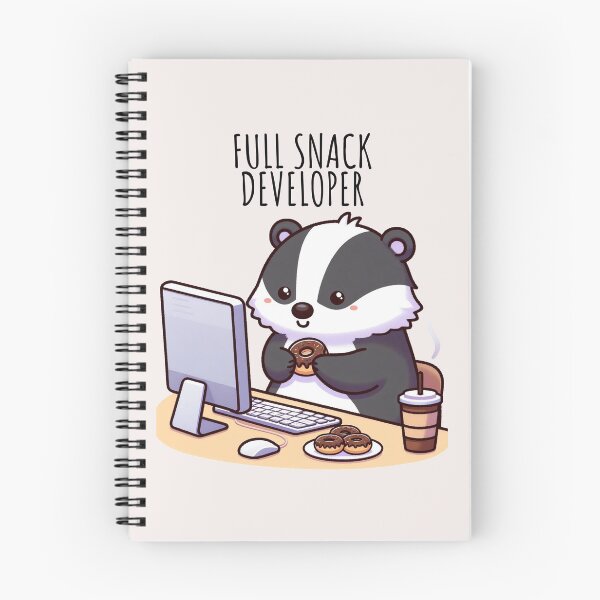 Item preview, Web Development Badger designed and sold by LemuellTrends.