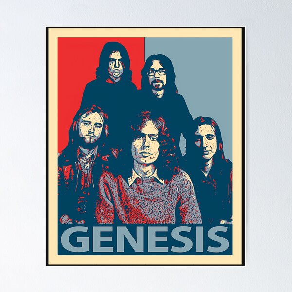 Genesis Rock Band&quot; Poster for Sale by ZenaMarquardt | Redbubble