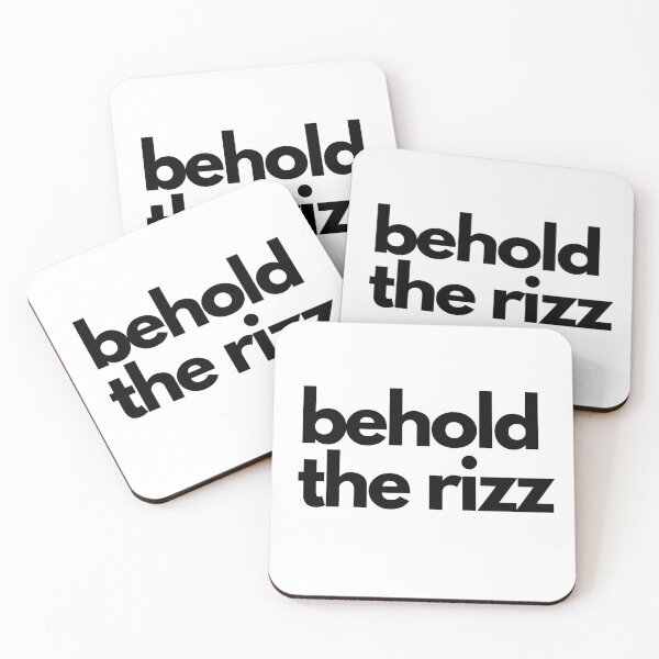 Item preview, behold the rizz - funny sarcastic quote designed and sold by PrettyPinkSkies.