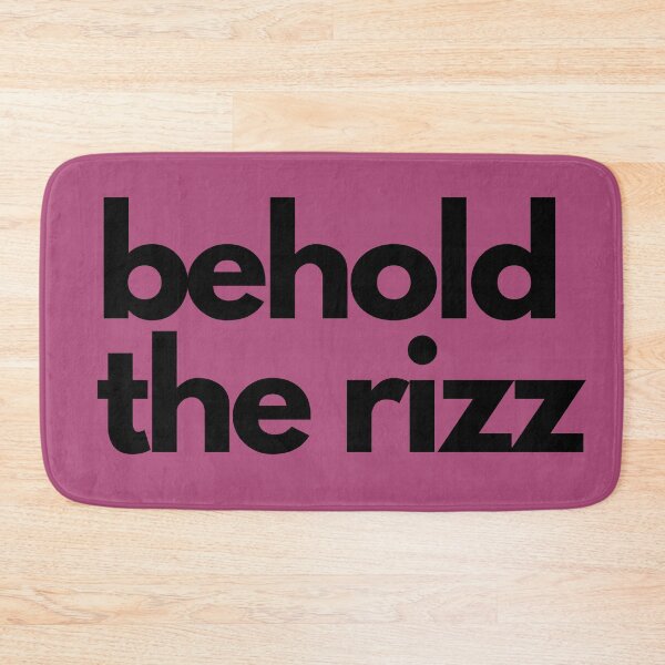 Item preview, behold the rizz - funny sarcastic quote designed and sold by PrettyPinkSkies.