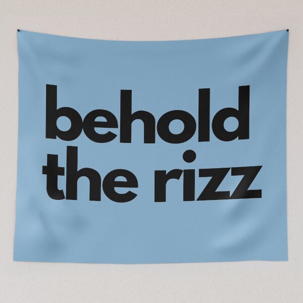 Item preview, behold the rizz - funny sarcastic quote designed and sold by PrettyPinkSkies.