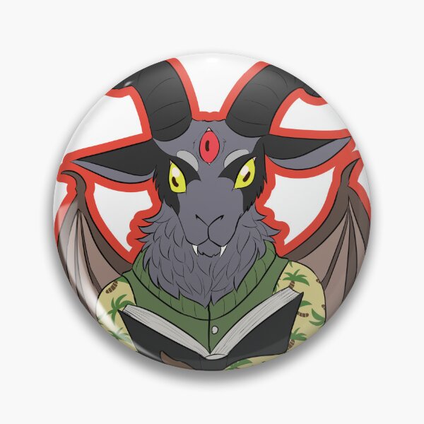 Item preview, Cabra Demonio Bibliotecario designed and sold by Jitterbug's Corner.