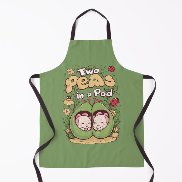 Aperçu de l'œuvre Deux petits pois dans une cosse - Kawaii créée et vendue par Rockin-Rainbow.