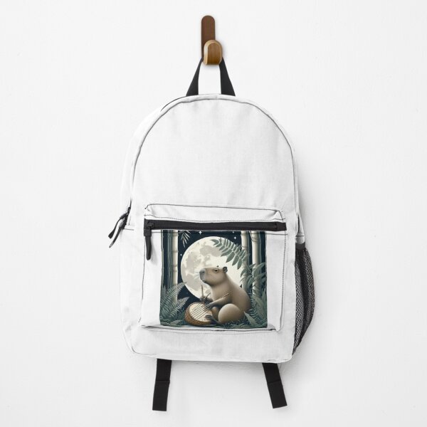 Item preview, Capy Plays Instruments Under the Moonlight2 designed and sold by Capybara Art Lover.