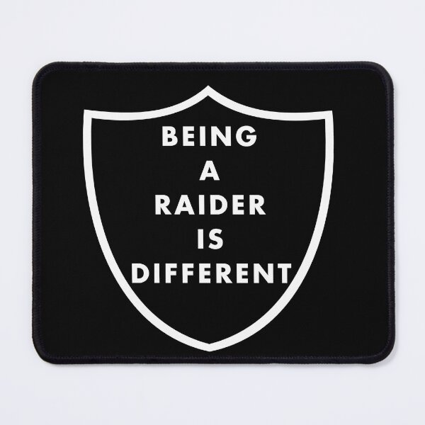 Item preview, Being a Raider is Different in Shield designed and sold by My Team Designs.
