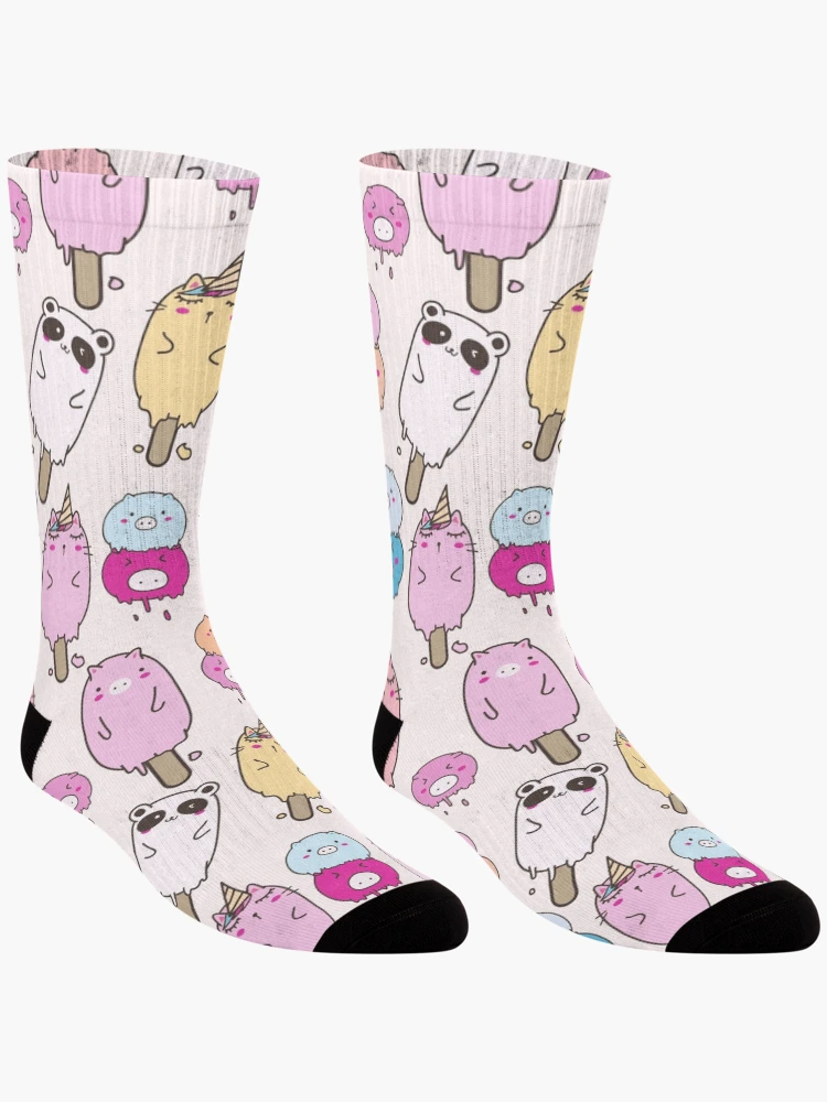 Thumbnail 3 of 5, Socks, Panda Party designed and sold by InfinityPattern.