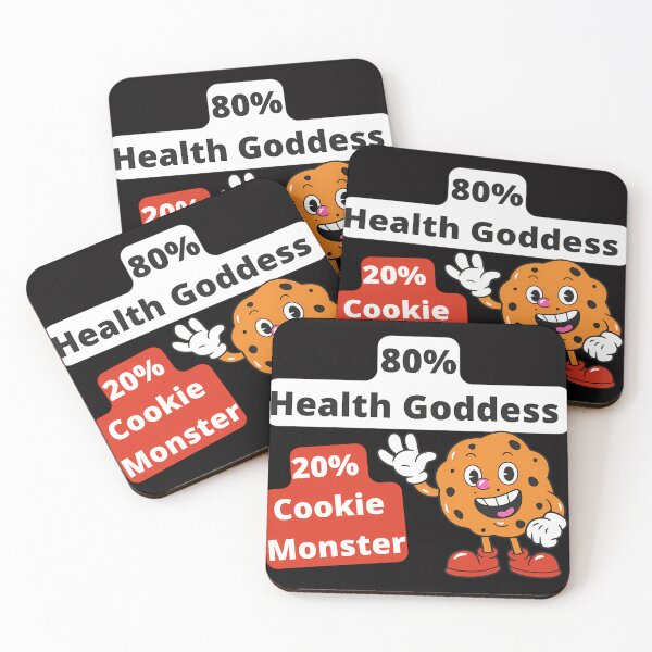 Item preview, Get Lose Weight, 80% Health goddess 20% cookie monster designed and sold by GaneTollmache.
