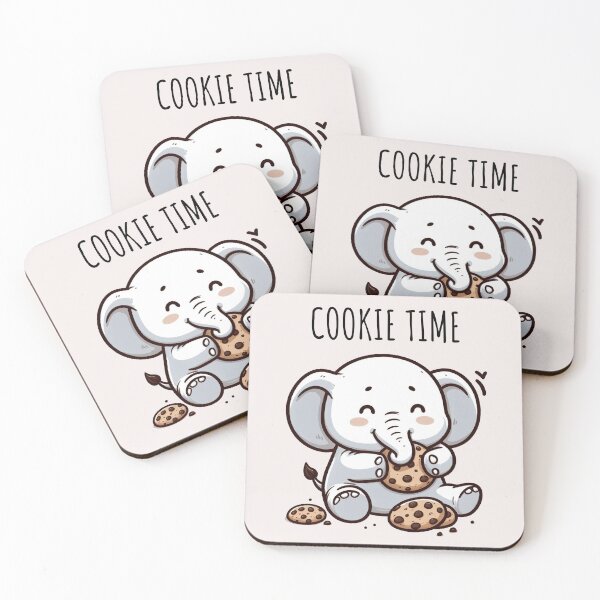 Item preview, Chocolate Chip Cookies Elephant designed and sold by LemuellTrends.
