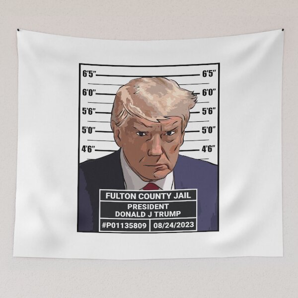 Item preview, Donald Trump Jail Mugshot  designed and sold by QuirkyDesign101.