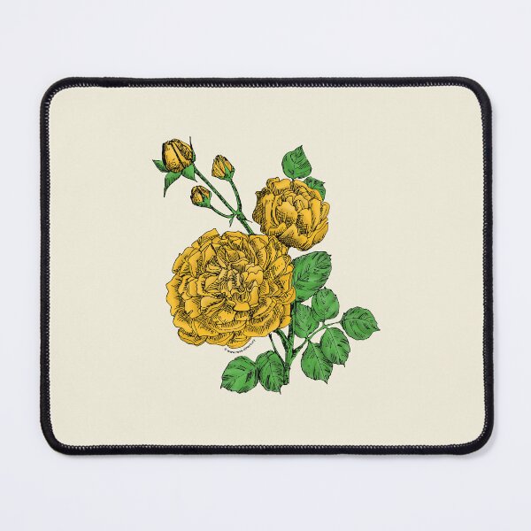 Item preview, Yellow Quartered Rose Bloom Very Full 40+ Petals In 3+ Rows designed and sold by Rachael Taylor.