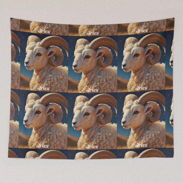 Item preview, Aries Portrait designed and sold by ZodiacWonders.