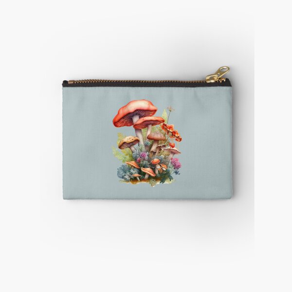 Item preview, Mushroom Fungi Fungus Toadstool Shroom Button Oyster Cremini Chantrelle Porcini Enoki Shiitake Morel Psychedelic Fern Flower Forest designed and sold by Sarcastic Narwhal.