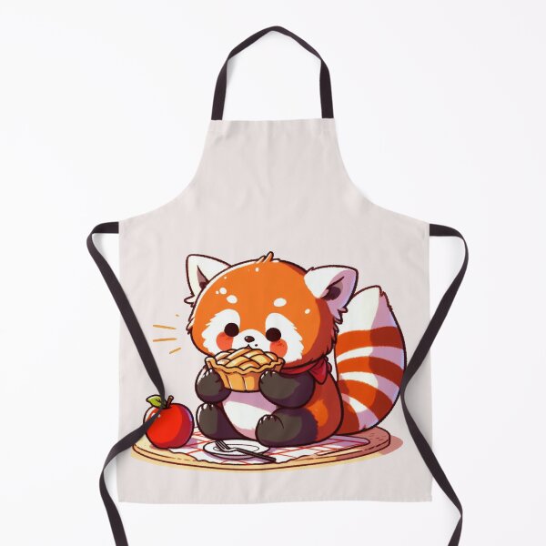 Item preview, RedPanda Eating Apple Pie designed and sold by LemuellTrends.