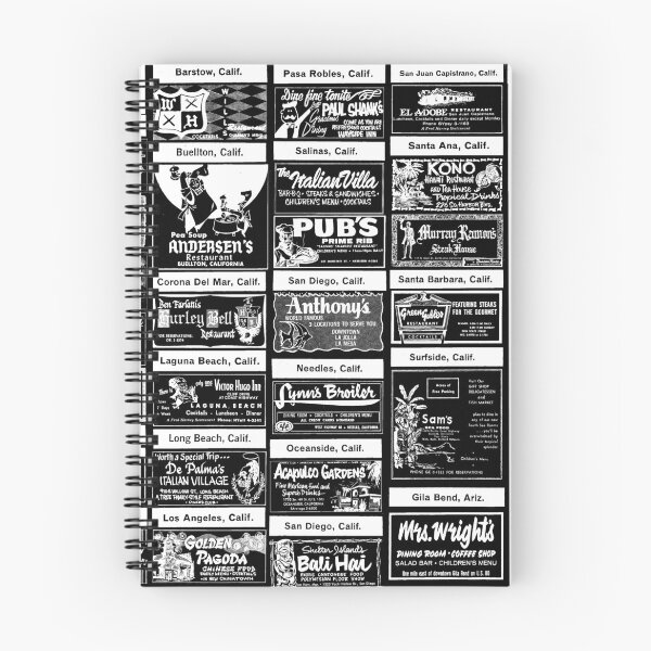 Item preview, Retro Dining Directory (White) designed and sold by cultthirtythree.
