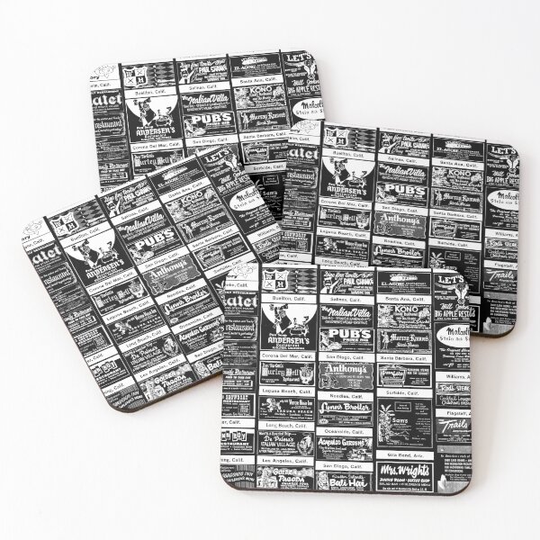 Item preview, Retro Dining Directory (White) designed and sold by cultthirtythree.