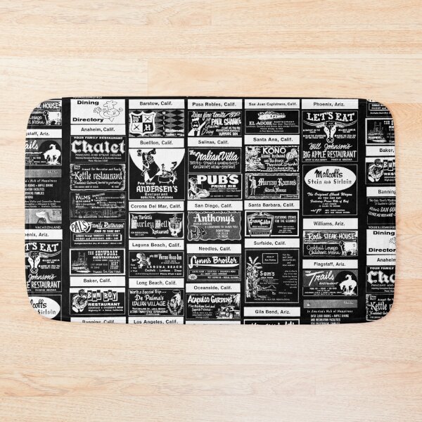Item preview, Retro Dining Directory (White) designed and sold by cultthirtythree.