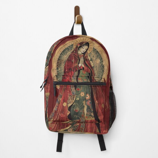 Item preview, "Modern Japanese Art Pattern: Our Lady of Guadalupe" designed and sold by 33wolvesdesigns.