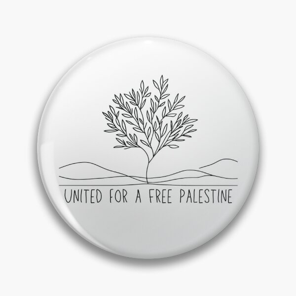 Item preview, United for a Free Palestine, Olive Tree, Sea and River designed and sold by Slice Of Seed.