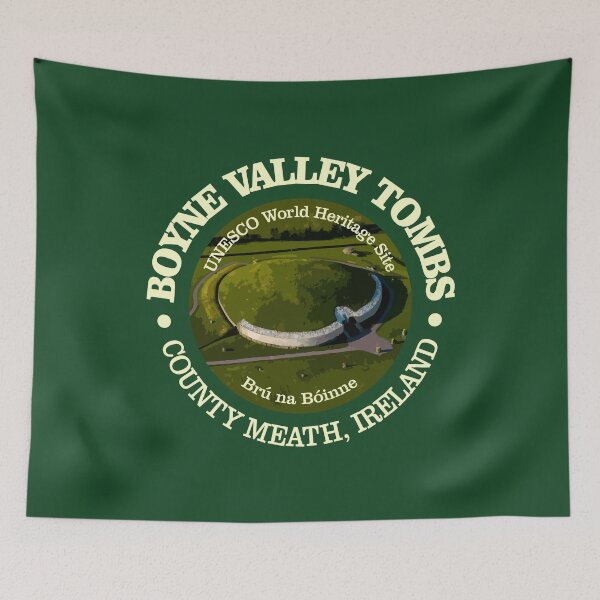 Item preview, Boyne Valley Tombs (rd) designed and sold by curranmorgan.