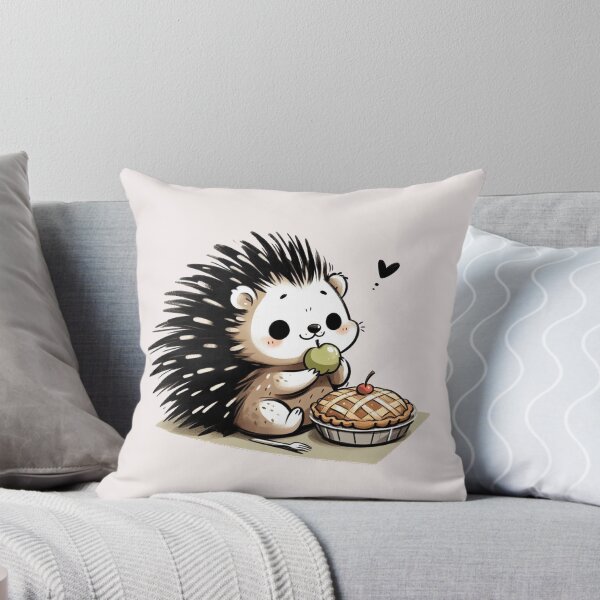 Item preview, Hedgehog Eating Apple Pie designed and sold by LemuellTrends.
