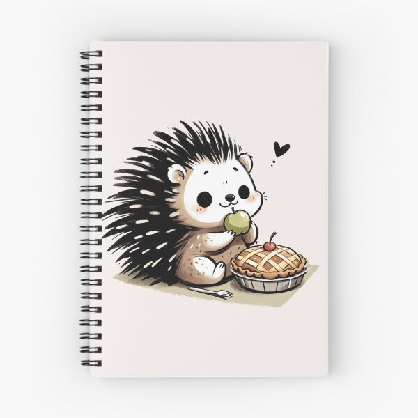Item preview, Hedgehog Eating Apple Pie designed and sold by LemuellTrends.