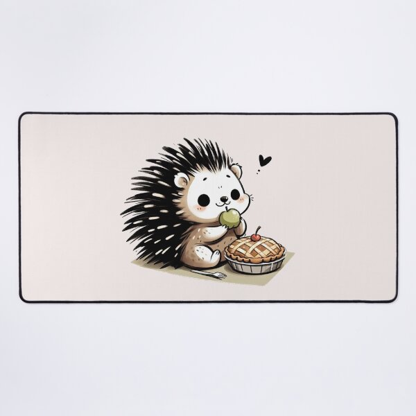 Item preview, Hedgehog Eating Apple Pie designed and sold by LemuellTrends.