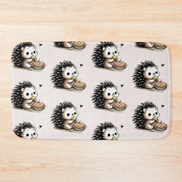 Item preview, Hedgehog Eating Apple Pie designed and sold by LemuellTrends.