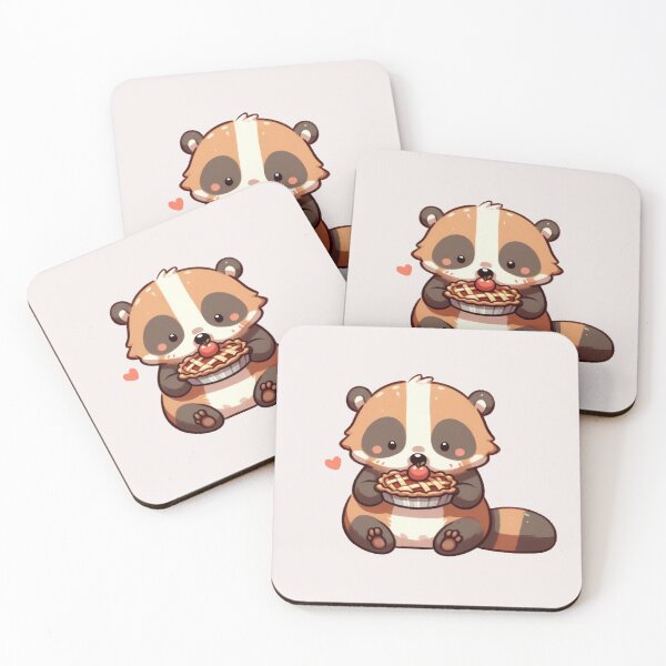 Item preview,  Coati Eating Apple Pie designed and sold by LemuellTrends.