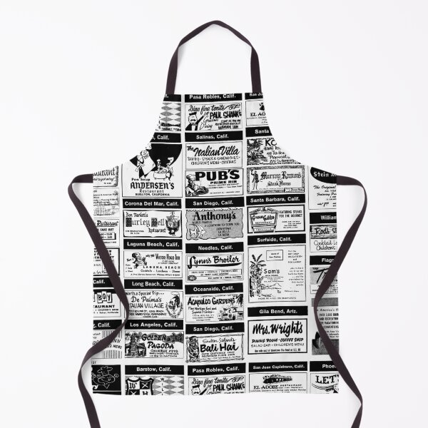 Item preview, Retro Dining Directory (Black) designed and sold by cultthirtythree.